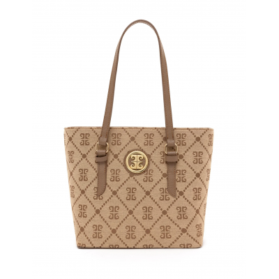 بيير كاردان حقيبة يد بنية اللون