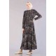 Tekbir 13022 Shawl Dress Black