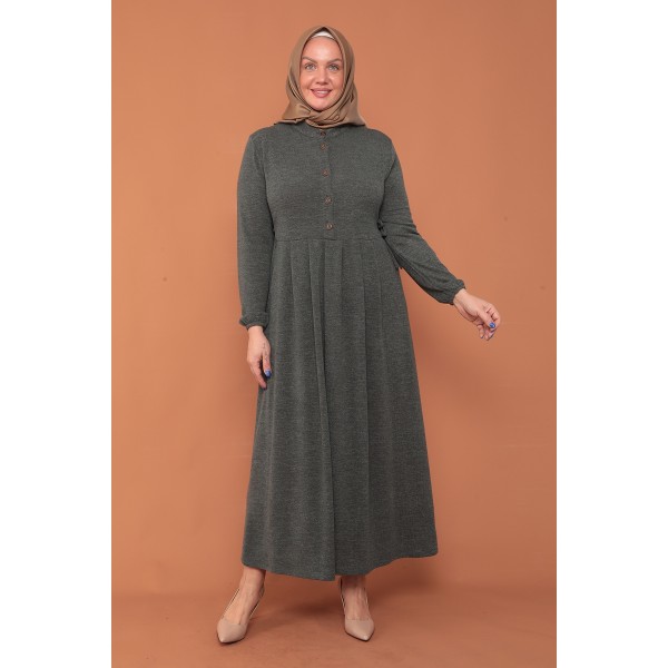 Tekbir 8129 3 Button Dress