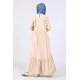 Tekbir İkoll Frill Dress With Tassel Belt