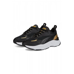 Puma Women shoes WMNS Cassia Distressed Black Women's Sneakers 38764501