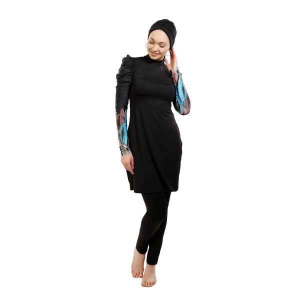 Mayo Burkini Beliz Pleated Swimsuit Feather (2108 T)