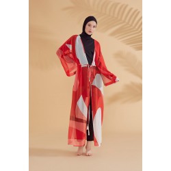 غطاء بوركيني مارينا نسائي لون برتقالي بحجاب  P2345 غطاء بوركيني مارينا نسائي لون برتقالي بحجاب  P2345