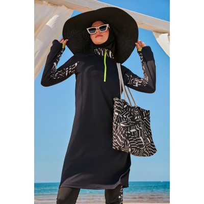 Mayo burkini Marina H2O Swimmer Series Black Hijab Swimsuit M2331 Mayo burkini Marina H2O Swimmer Series Black Hijab Swimsuit M2331