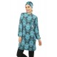 Mayo Burkini Mehtap Tugra Patterned Swimsuit