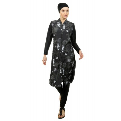 Mayo Burkini Emel Fully Covered Swimsuit - Ship Mayo Burkini Emel Fully Covered Swimsuit - Ship