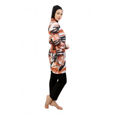 Mayo Burkini Jasmine Fully Covered Swimsuit - Brush Mayo Burkini Jasmine Fully Covered Swimsuit - Brush