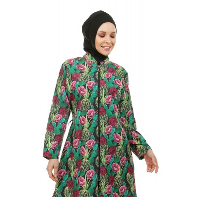 Mayo Burkini Jasmine Fully Covered Swimsuit - Rose Mayo Burkini Jasmine Fully Covered Swimsuit - Rose