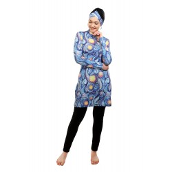 Mayo Burkini  Esra Fully Covered Swimsuit Table Mayo Burkini  Esra Fully Covered Swimsuit Table