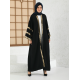 Filizzade Woman Abaya Unlined Fabric Embroidered