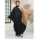 Filizzade Women Abaya V-Neck Unlined