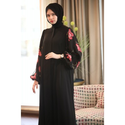 ABAYA red sleeve ABAYA red sleeve