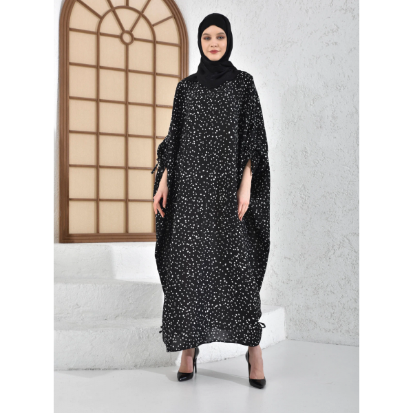 Filizzade Women's Abaya, Unlined Round Neck, Various Colors