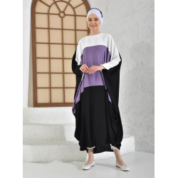 Filizzade Woman abaya Unlined - Crew neck - Abaya - Tuncay Filizzade Woman abaya Unlined - Crew neck - Abaya - Tuncay