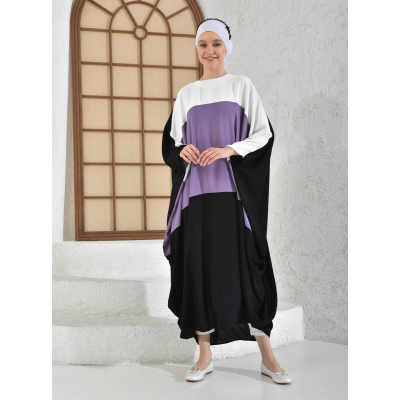 Filizzade Woman abaya Unlined - Crew neck - Abaya - Tuncay Filizzade Woman abaya Unlined - Crew neck - Abaya - Tuncay