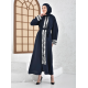 Filizzade Woman abaya Unlined - Crew neck