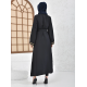 Filizzade Woman abaya Unlined - Crew neck