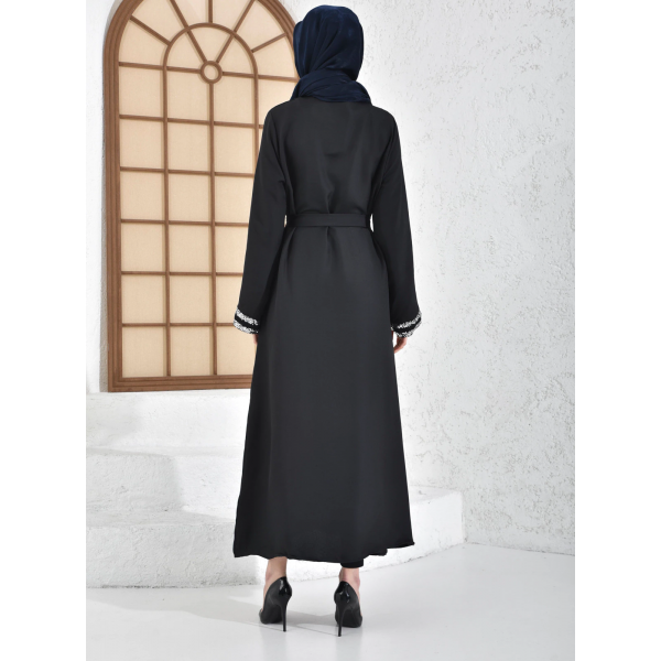 Filizzade Woman abaya Unlined - Crew neck