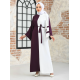 Filizzade Woman Crew neck Belted Loose Abaya