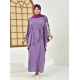 Filizzade Women's unlined abaya with shoulder and arm decoration