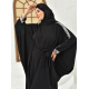 Filizzade Women's unlined abaya with shoulder and arm decoration