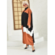 Filizzade Woman abaya Unlined Multi Piece Garnish Abaya