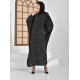 Filizzade Woman Loose abaya Unlined Fabric - Round Neck