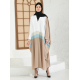 Filizzade Woman Abaya Open Front Abaya Unlined