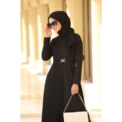 فستان مزدوج  فستان مزدوج