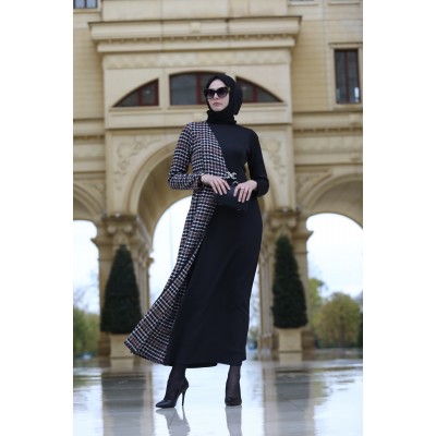 فستان مزدوج  فستان مزدوج