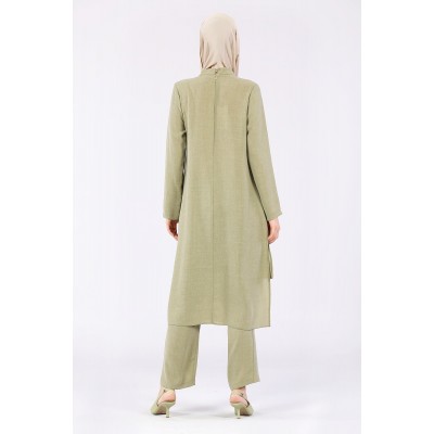 Tekbir Milaj Line طقم نسائي مزخرف بالحجر Tekbir Milaj Line طقم نسائي مزخرف بالحجر