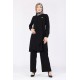 Tekbir Milaj Front Star Brooch Detailed Cape Suit