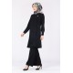 Tekbir Milaj Front Star Brooch Detailed Cape Suit