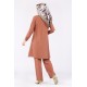 Tekbir Milaj Front Star Brooch Detailed Cape Suit