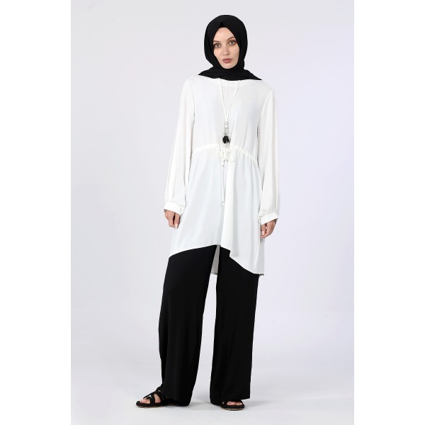 Tekbir Levidor Sleeve Cuffed Tunic Suit