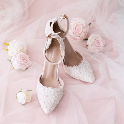 أحذية الزفاف المرأة Leatherette Stiletto كعب مغلقة إصبع القدم مضخات الصنادل ماري جين  أحذية الزفاف المرأة Leatherette Stiletto كعب مغلقة إصبع القدم مضخات الصنادل ماري جين