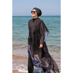 مارينا حجاب مايوه مع غطاء بوركيني من الشيفون  P2110 مارينا حجاب مايوه مع غطاء بوركيني من الشيفون  P2110