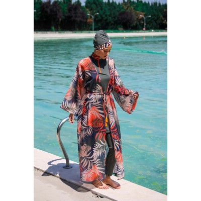 burkini cover Marina Khaki Women Hijab Swimsuit Over Kimono Pareo P2204 burkini cover Marina Khaki Women Hijab Swimsuit Over Kimono Pareo P2204