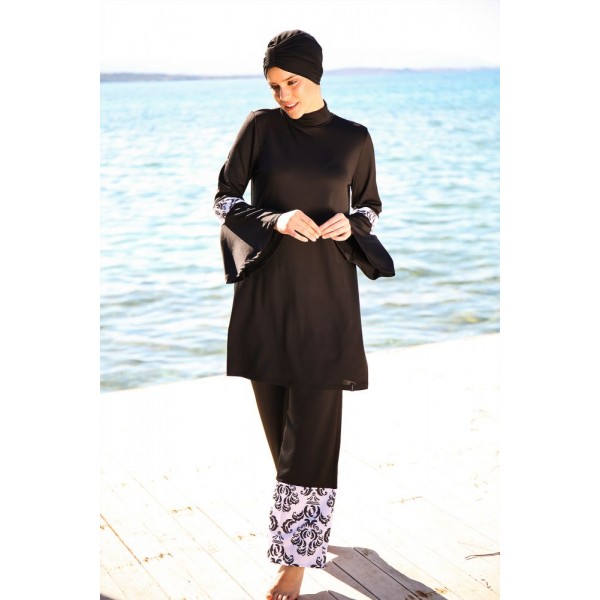 Mayo burkini Marina Swimsuit Hijab Swimsuit 1958-Black