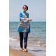 Mayo burkini Marina Swimsuit Hijab Swimsuit 1949-Navy Blue