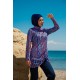 Mayo burkini  Rivamera Pattern Detailed Hijab Swimsuit R1104