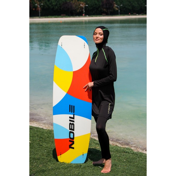 Mayo burkini Marina Black Women's Performance Series Hijab Swimsuit M2234