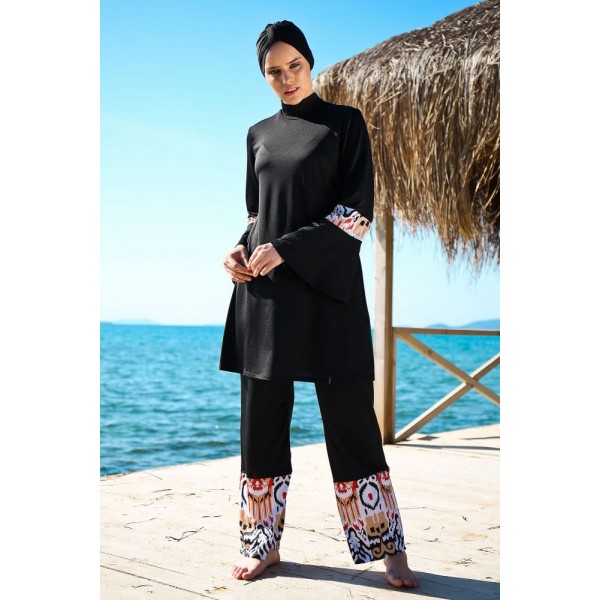 Mayo burkini Marina Hijab Swimsuit 1961-Black