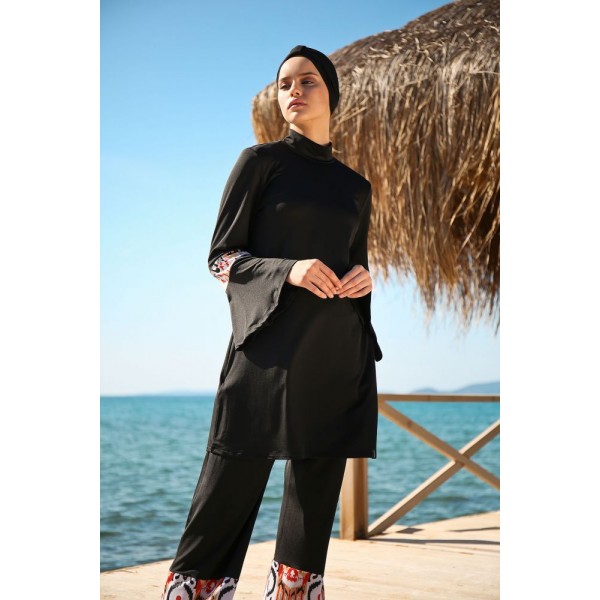 Mayo burkini Marina Hijab Swimsuit 1961-Black