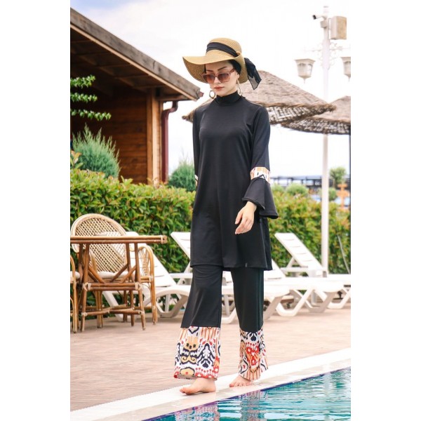 Mayo burkini Marina Hijab Swimsuit 1961-Black