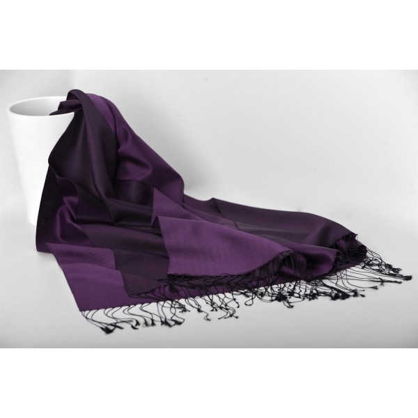 100% double face silk shawl