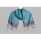 Double layer tulle shawl two colors