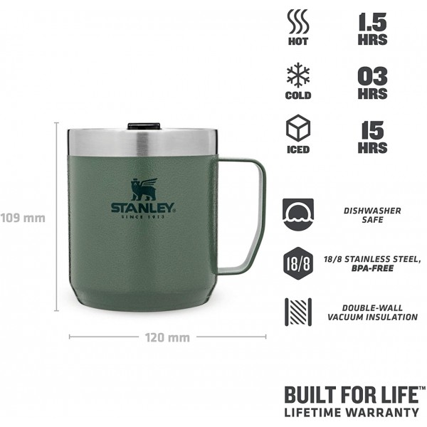 Thermos Stanley 0.35L Classic Mug - Classic Camping Glass