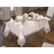 Luxury tablecloth Elif Table Cloth 26 Piece Cream