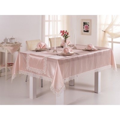 مفرش المائدة الفاخر Hurrem tableclosth مجموعة مسحوق 8 شخص مفرش المائدة الفاخر Hurrem tableclosth مجموعة مسحوق 8 شخص